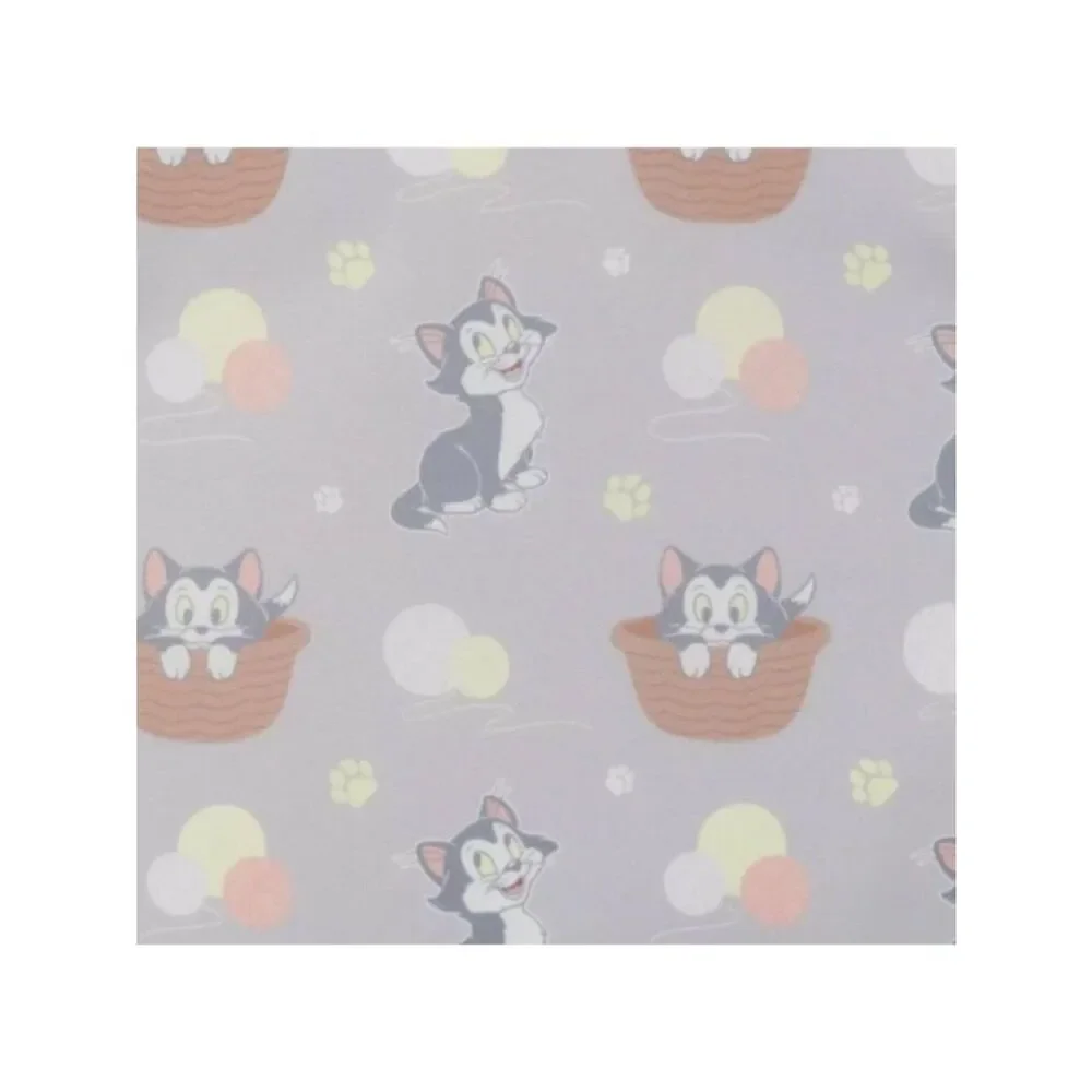 Loungefly Disney Figaro Cat Mini Backpack Pinocchio Fuzzy Sherpa Gray Kitten NWT